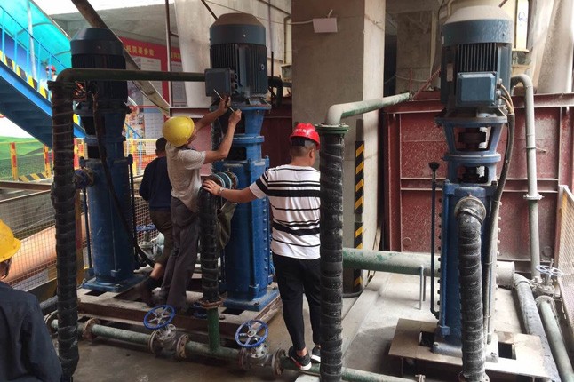 神龙立式多级泵为郑州城铁五号线盾构机供水